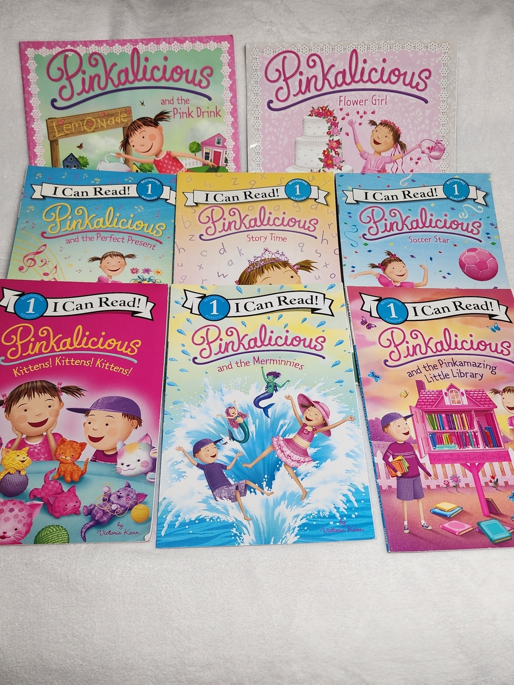 Pinkalicious Book Bundle Set I Can Read Level Readers Childrens Books